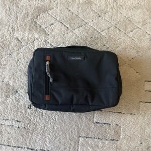 Vera Bradley Large Black Makeup Case